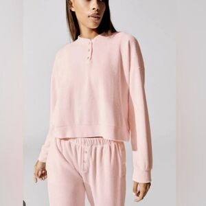 Donni Terry Henley Sweatshirt